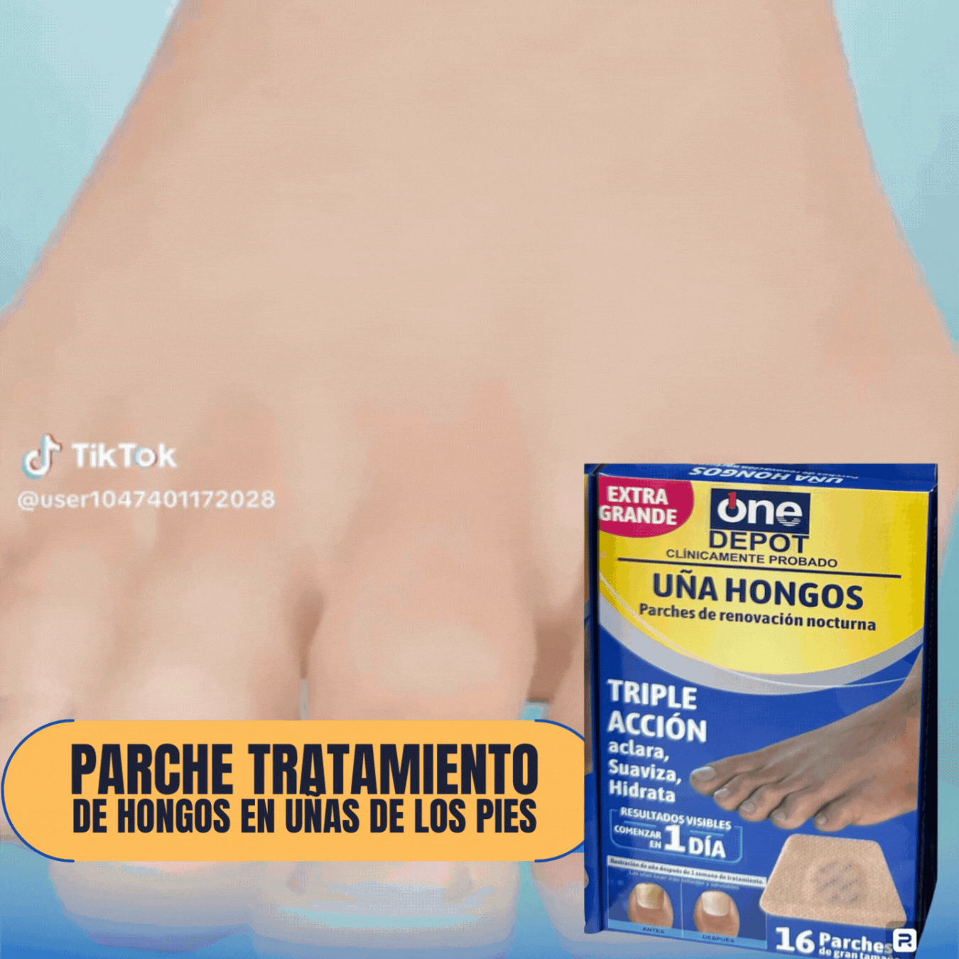 PARCHES DE UÑAS ANTIHONGOS