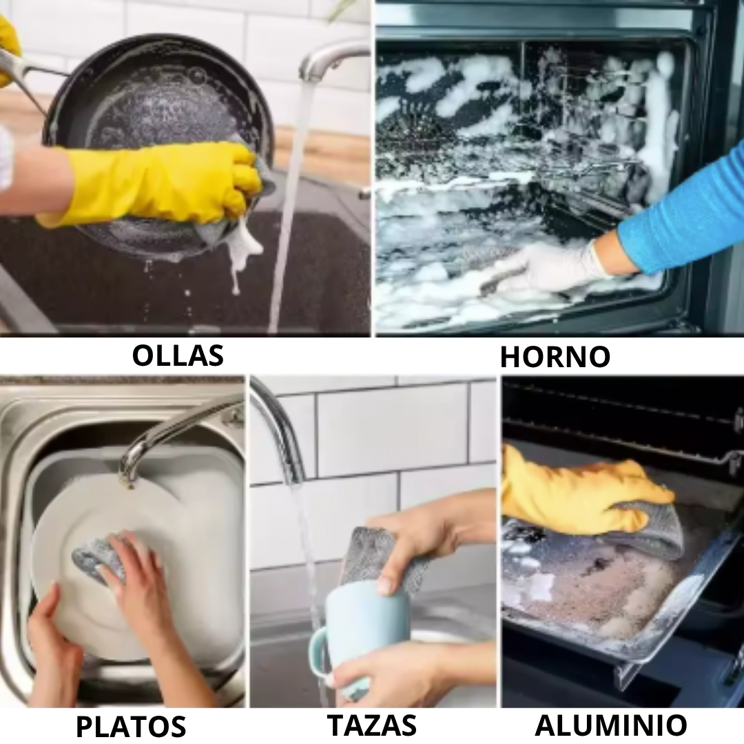 KIT 5 PAÑOS DE ALUMINIO