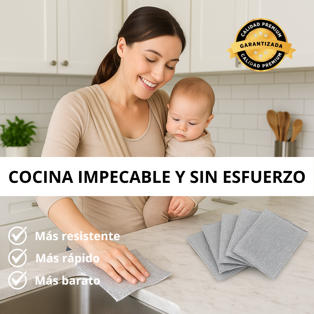 KIT 5 PAÑOS DE ALUMINIO