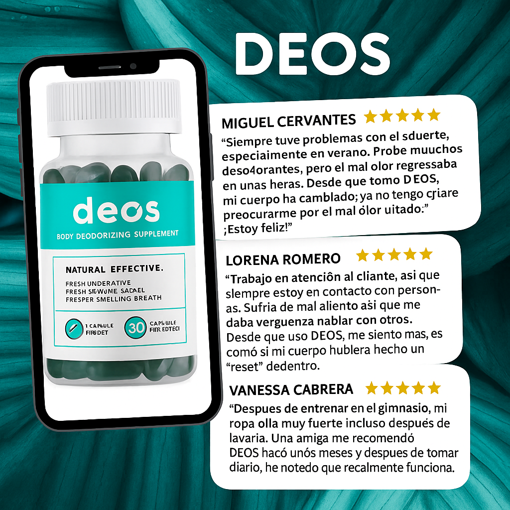 DEOS / Elimina mal olor - 30 Cápsulas