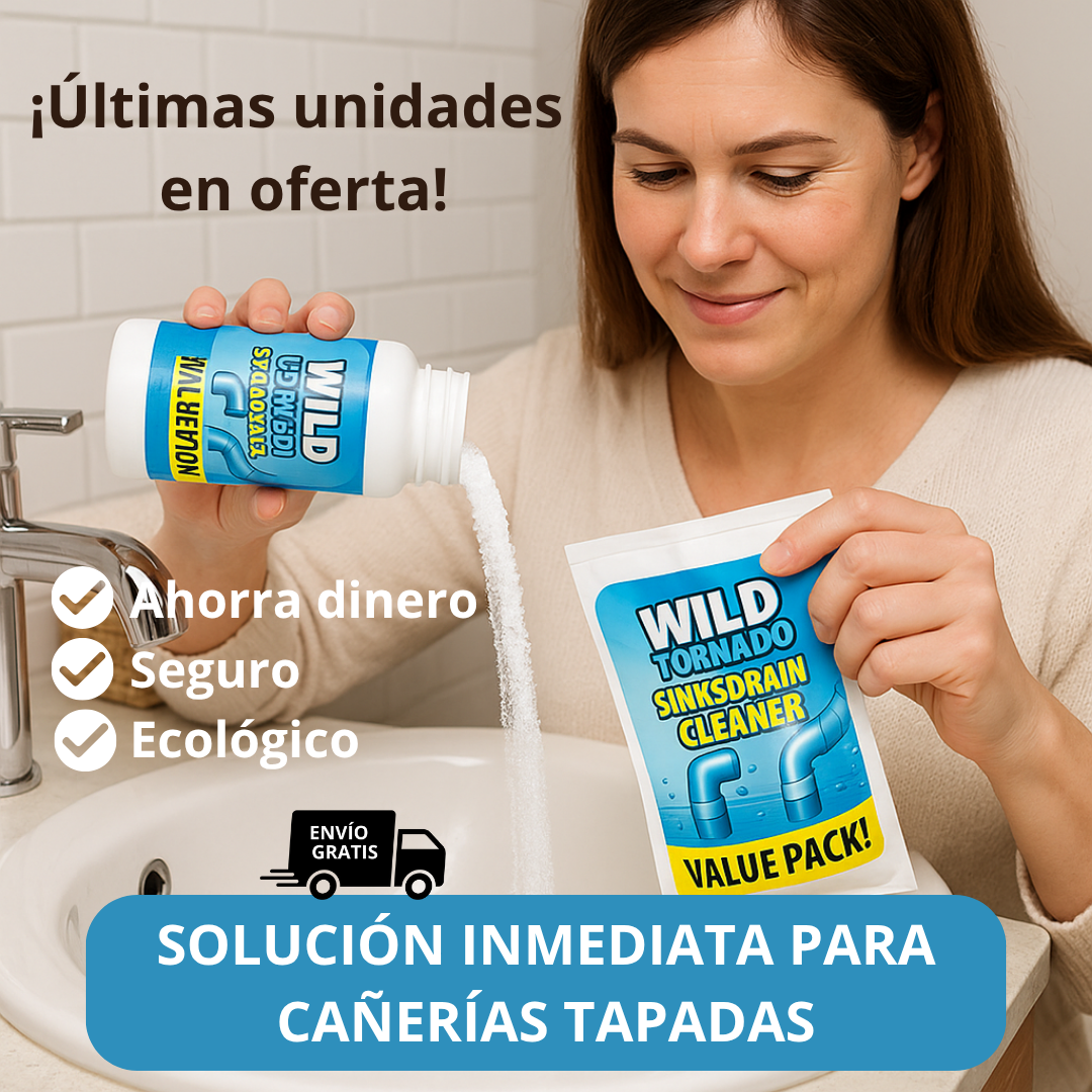 WILD TORNADO DESTAPADOR DE CAÑERÍAS