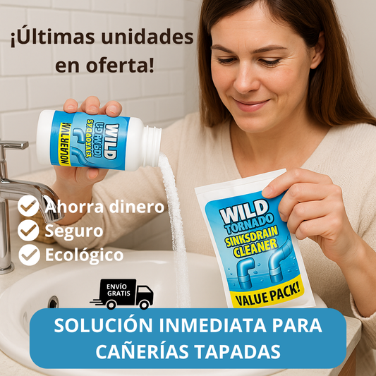 WILD TORNADO DESTAPADOR DE CAÑERÍAS