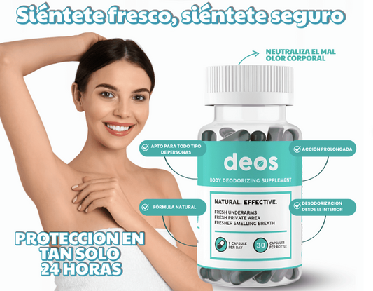 DEOS / Elimina mal olor - 30 Cápsulas