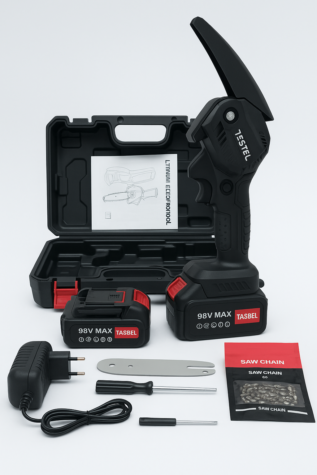 MINI SIERRA ELECTRICA 6"+ 2 BATERIAS 98v