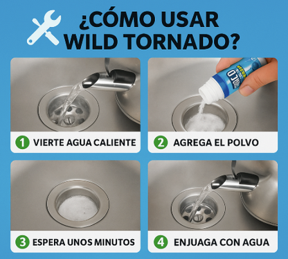WILD TORNADO DESTAPADOR DE CAÑERÍAS